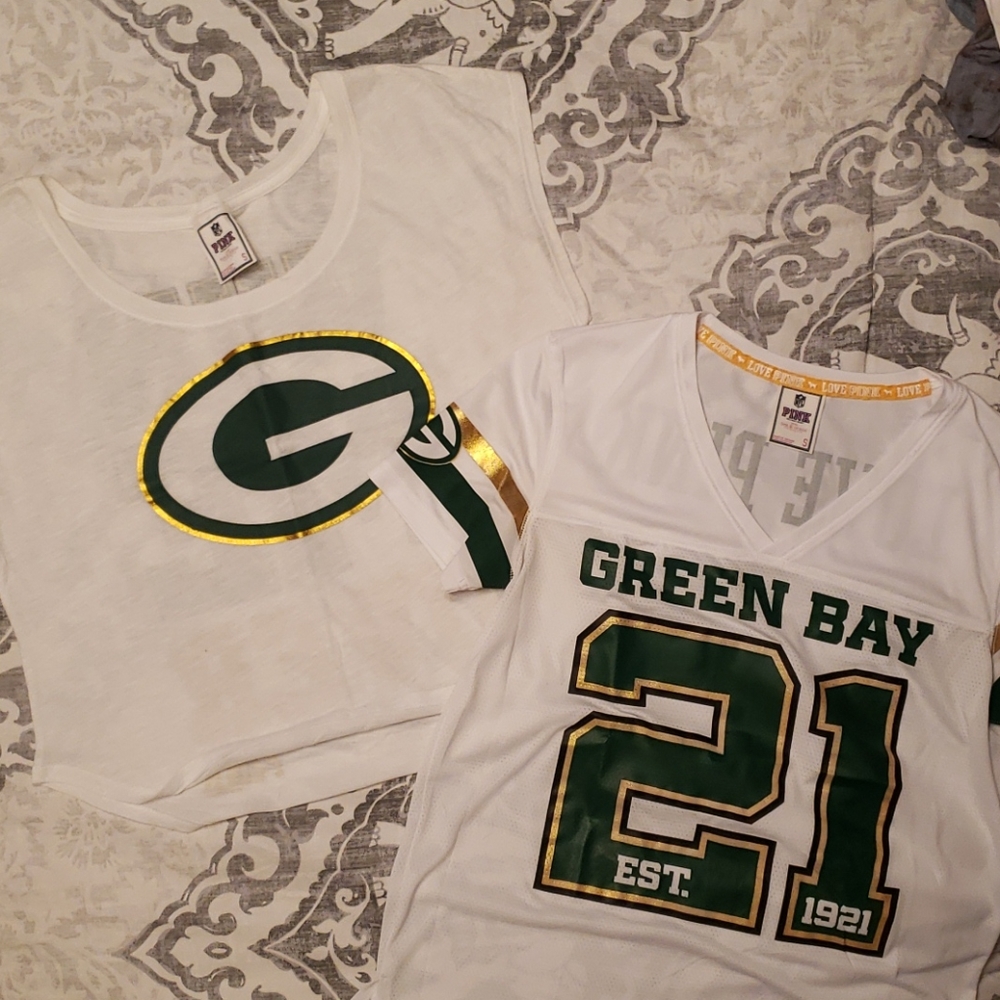 Victoria's Secret Green Bay Packers Jersey & Shirt